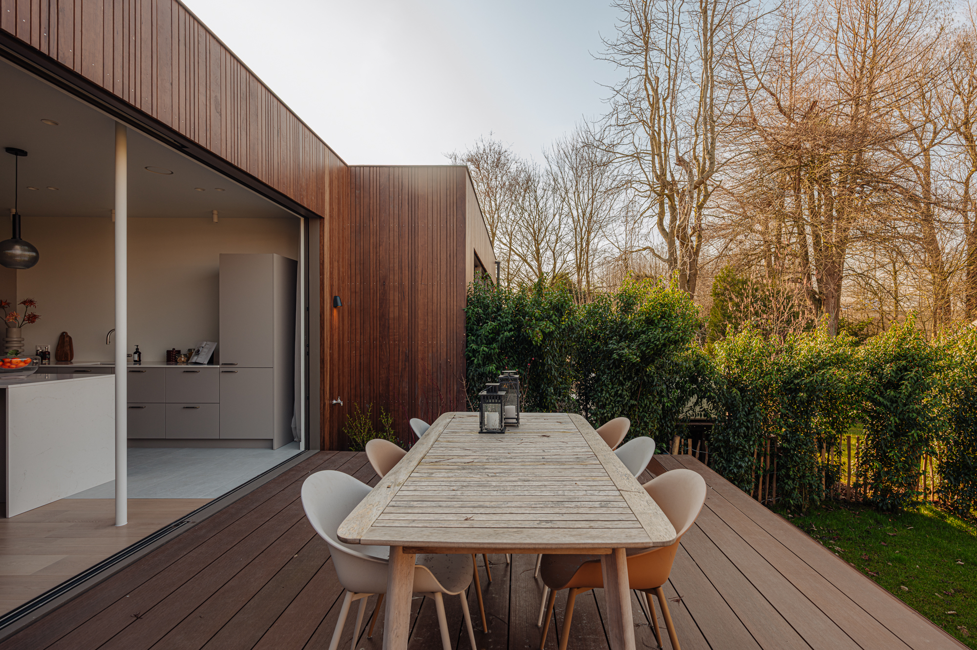 Renovatie Abcoude, nieuwe hout-aluminium kozijnen jaren-30 woning