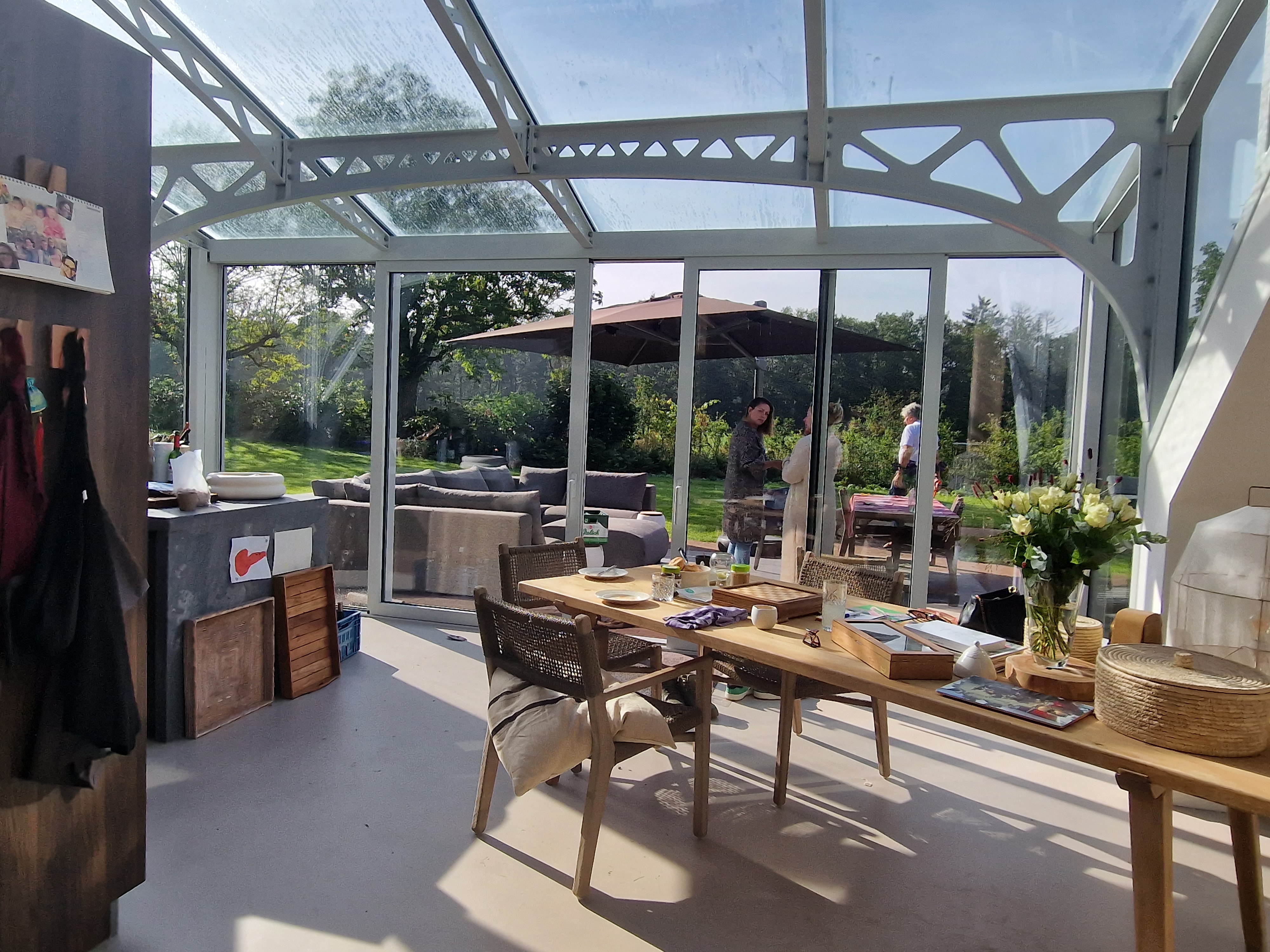 Architecturale spanten en glaspui in project Holten, gerealiseerd door Doleta